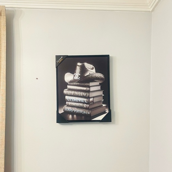 Chanel and Louis Vuitton Book Stack Wall Art home decor - Picture 3 of 6